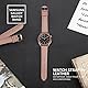 Juaupepo Echtes Lederband Kompatibel mit Galaxy Watch 3 41mm,Frau Mann 20mm Armband Schnellverschluss Armband für Galaxy Watch 42mm/Watch 4 Classic/Watch 5 40/44/45mm Smartwatch