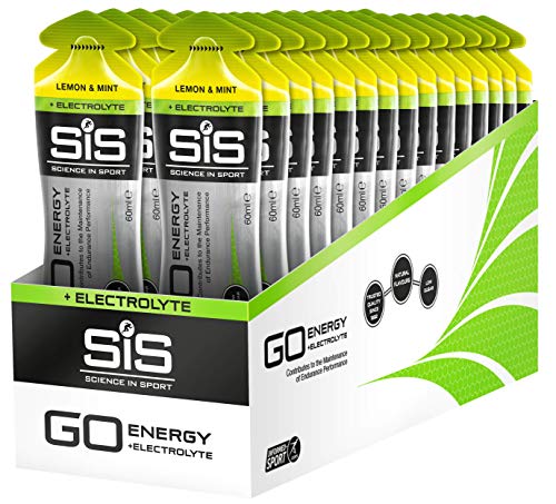 Science in Sport GO Energy + Elektrolyte Gel | Himbeere | Reich an Kohlenhydraten & Elektrolyten | vegan, glutenfrei | Mehrfachpack 30 x 60ml Cover