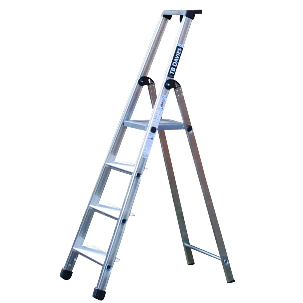 Tb Davies Silver 1211-024, 4 Tread Maxi 110 Platform Steps, Platform Height 0.88M, Aluminum, En131 Professional