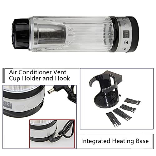 TOTMOX 420 ml Auto Wasserkocher 12/24V Reise Teetasse Wasser Heizung Thermobecher