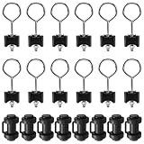 GBKDQQ 12 viti per trampolino con 8 tappi per pali, accessori per trampolino, viti di ricambio per le aste di rete del trampolino, stampelle e gambe della sedia (nero)