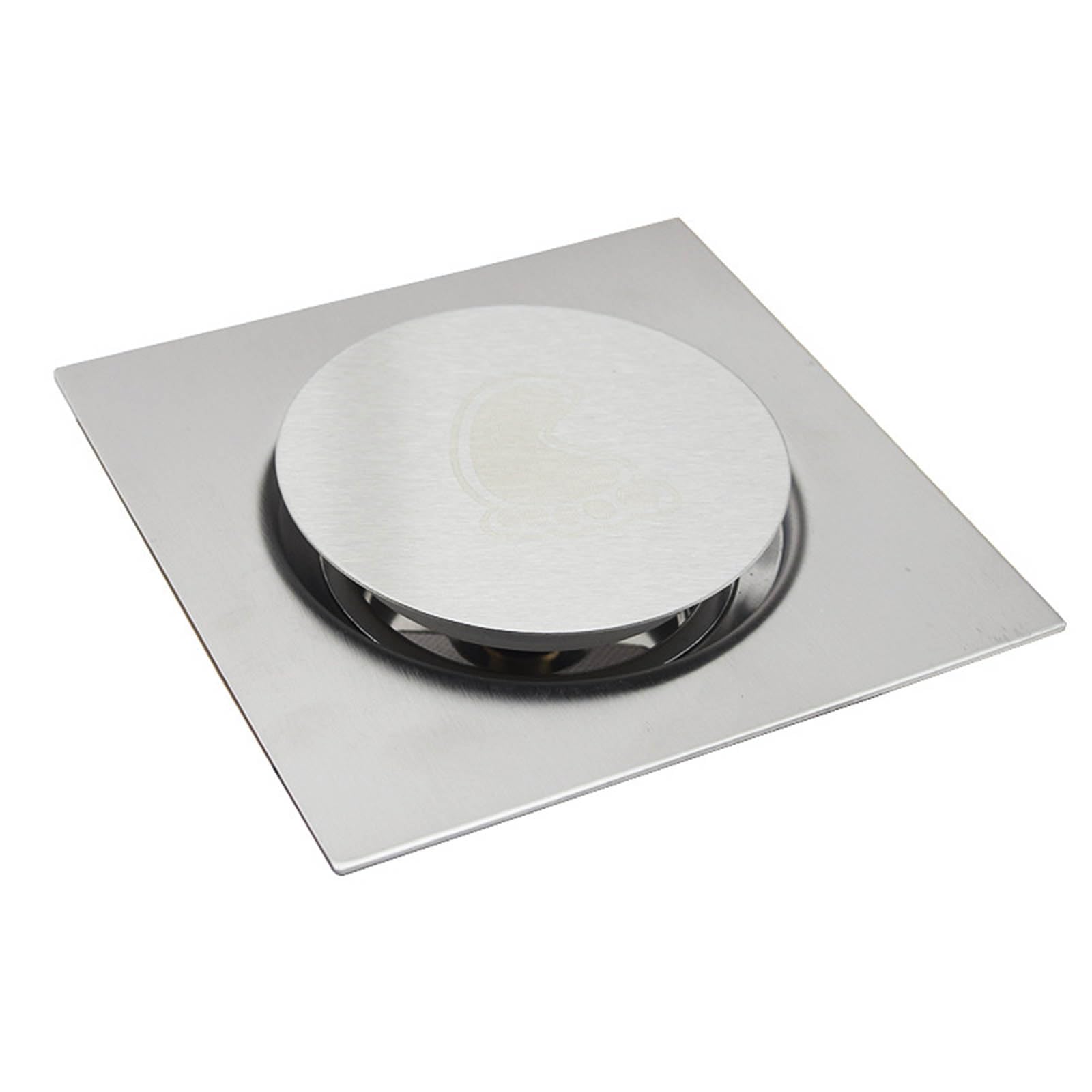Bouncing Floor Drain Square Strainer Hair Catcher Anti-blocking Backflow Preventer for Bathroom Kitchen Laundry Catcher Shower Bathtub Stopper Shower Square