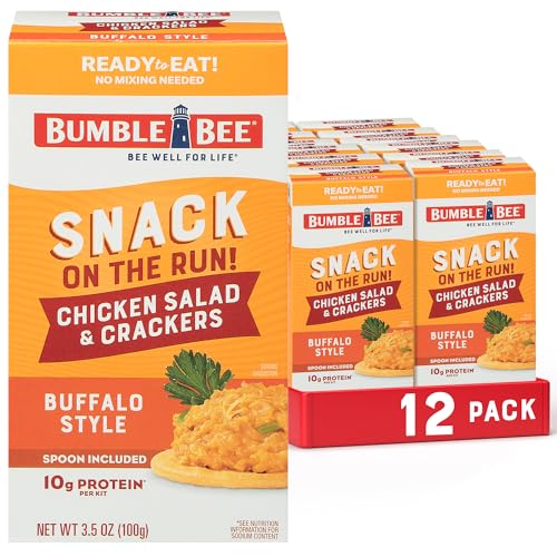 20% coupon - Bumble Bee Buffalo Chicken Salad with Crackers, 3.5oz, 12 kits