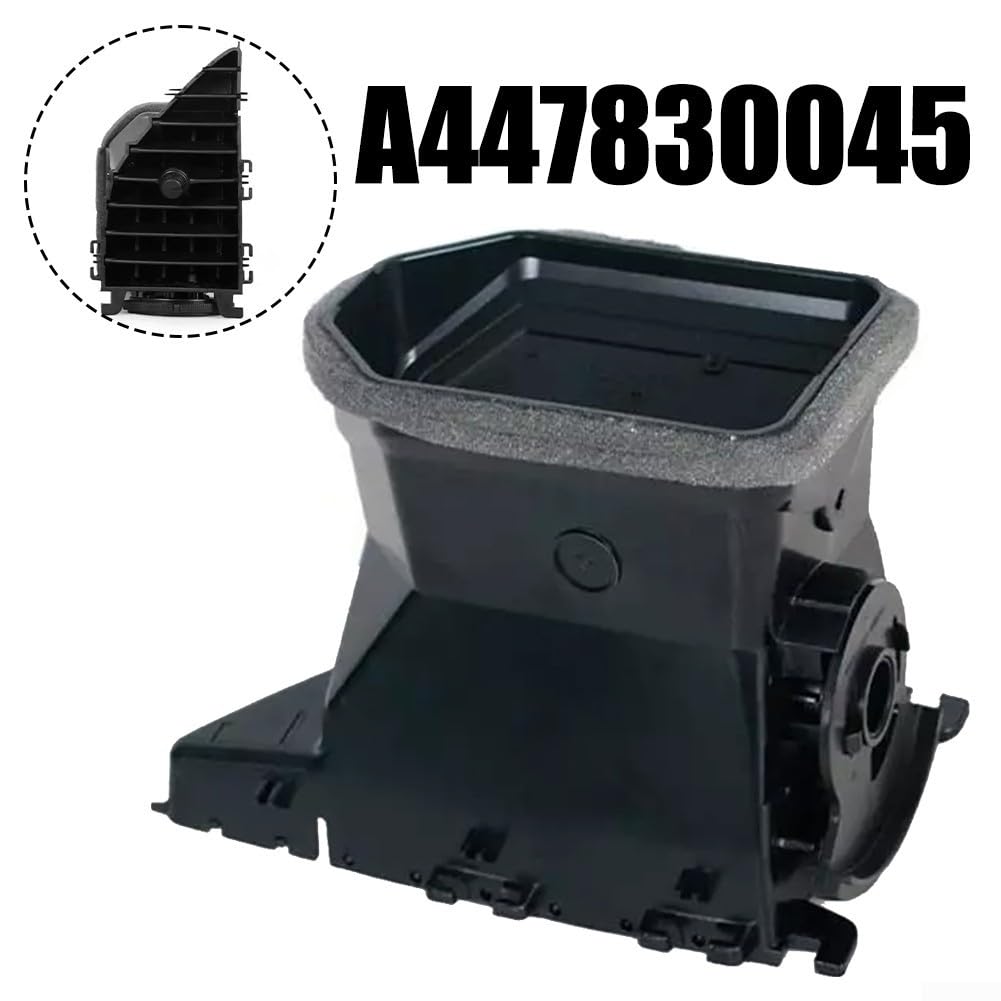 Zilimontt Grille d'aération centrale gauche, grille d'aération de qualité supérieure compatible avec Vito W447 à partir de 2015, A4478300454
