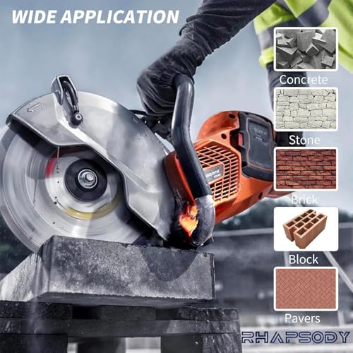 Image of RHAPSODY 7 Inch Diamond Saw Blade 5Pcs, Segmented General Purpose Blade