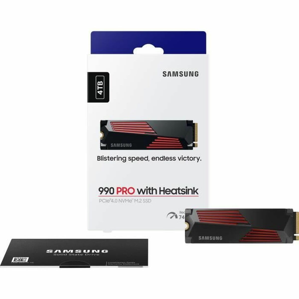 外付けハードディスク・ドライブ Samsung 990 PRO 4TB SSD Samsung 990 Pro NVMe M.2 4TB Solid State Device - MZ-V9P4T0B/AM