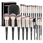 Makeup Brushes 22Pcs Professional Makeup Brush Set Blending Foundation Powder Blush Concealers Eyeshadow Eyebrow Eyeliner Brushes Premium Synthetic Make up Brushes Set with Brush Bag