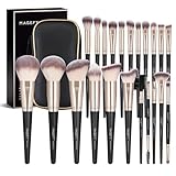 Makeup Brushes 22Pcs Professional Makeup Brush Set Blending Foundation Powder Blush Concealers Eyeshadow Eyebrow Eyeliner Brushes Premium Synthetic Make up Brushes Set with Brush Bag