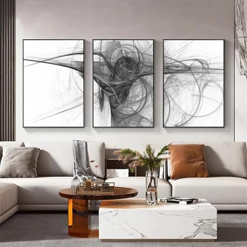 Affiches d'art mural moderne simple en toile imprimée haute définition pour salon