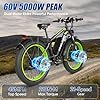 PHILODO H7 Ultra Electric Bike for Adults, 5000W Peak Dual Motor Fat Tire Ebike, 60V 26Ah 45MPH High-Speed Electric Bicycle, 50-70 Miles Range Hydraulic Disc Brakes(Green) #2