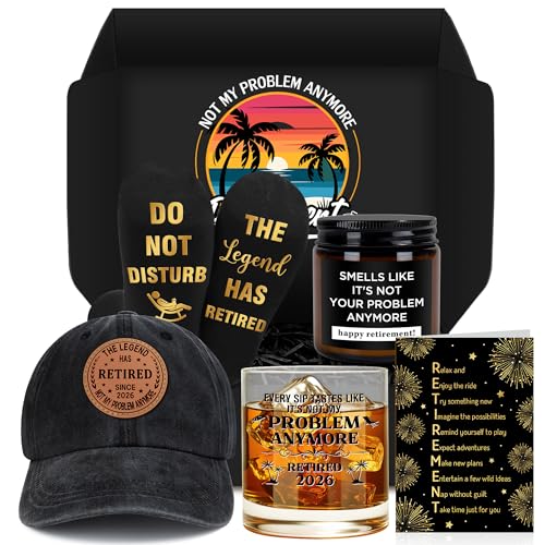 Retirement Gifts for Men 2026 Funny Retired Gifts for Mens