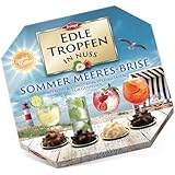 2 er Pack Trumpf Edle Tropfen in Nuss Sommer Meeres-Brise 2 x 250g Flüssig gefüllte Alkoholpralinen