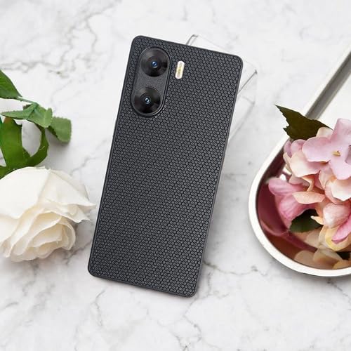 Image of AIBEX Back Cover Compatible with Vivo V27 5G / Vivo V27 Pro 5G Super Frosted Shield Pro Hard Back Soft Border (PC + TPU) Shock Absorb Cover Raised Bezel Camera Protect PC Without Logo Cut