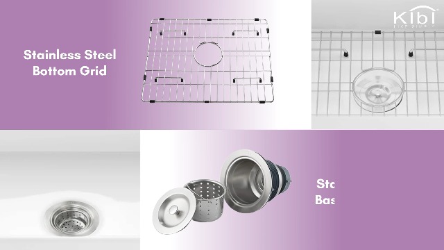 KIBI K2-SF36 36-Inch Single Bowl Fireclay Farmhouse Kitchen Sink