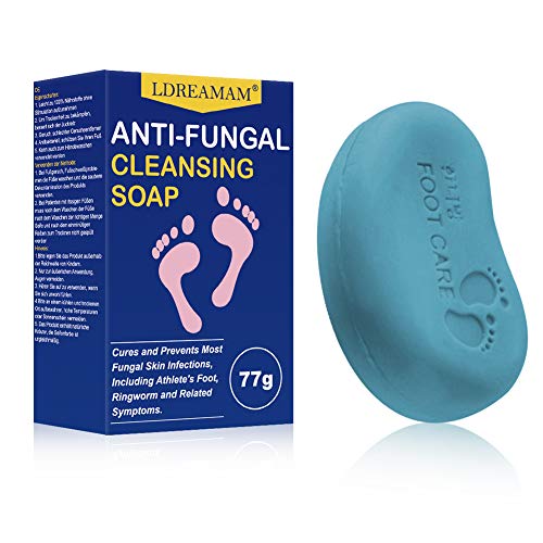 Foot Bar Soap, Bar Soap Treatment for Athlete\'s Foot,Helps Smelly Feet, Sweat, Ringworm, Skin Irritations,Yeast Infections,Corn Callus, Natural Care
