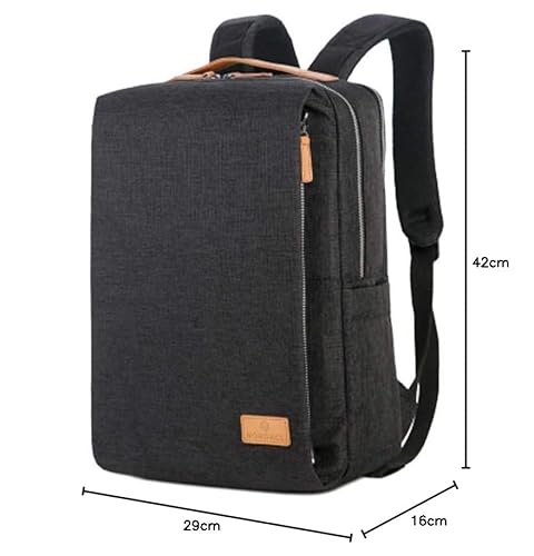 Nordace Smart Backpack Siena Mochila, 19 l, puerto de carga USB, Negro (Negro) - Siena