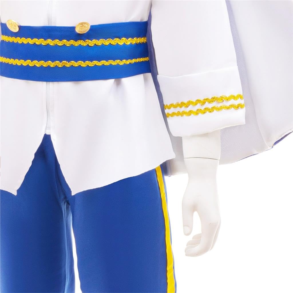 Lito Angels Costume Principe Reale per Bambino | Stile Principe Reale, Corona, Mantello, Giacca, Pantaloni, Halloween e Carnevale, Festa di Compleanno