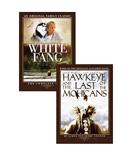 Película en DVD blanco Fang Hawkeye y The Last Of The Mohicans para casa