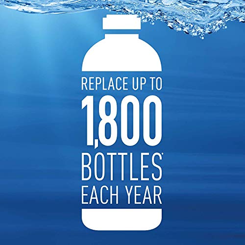 image for Brita Stainless Steel Premium Filtering Water Bottle, BPA-Free, Replac