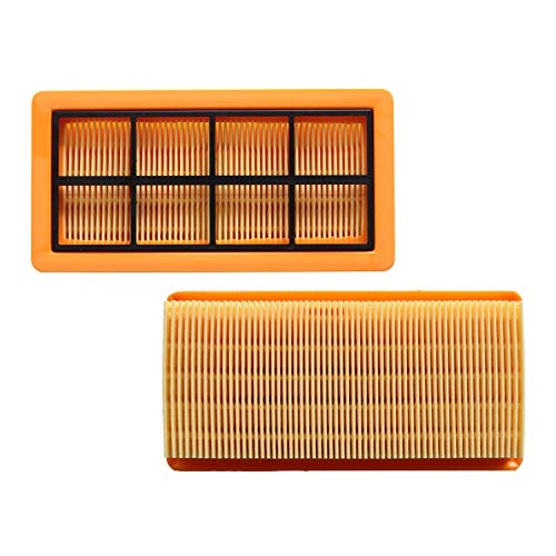 REYEE 2 filtros planos plisados para chimenea Kärcher AD3, AD 3.200, AD.3000, AD3 Premium