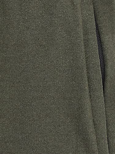 Image of Clovia Women's Chic Basic Cuffed Joggers Pyjama in Grey