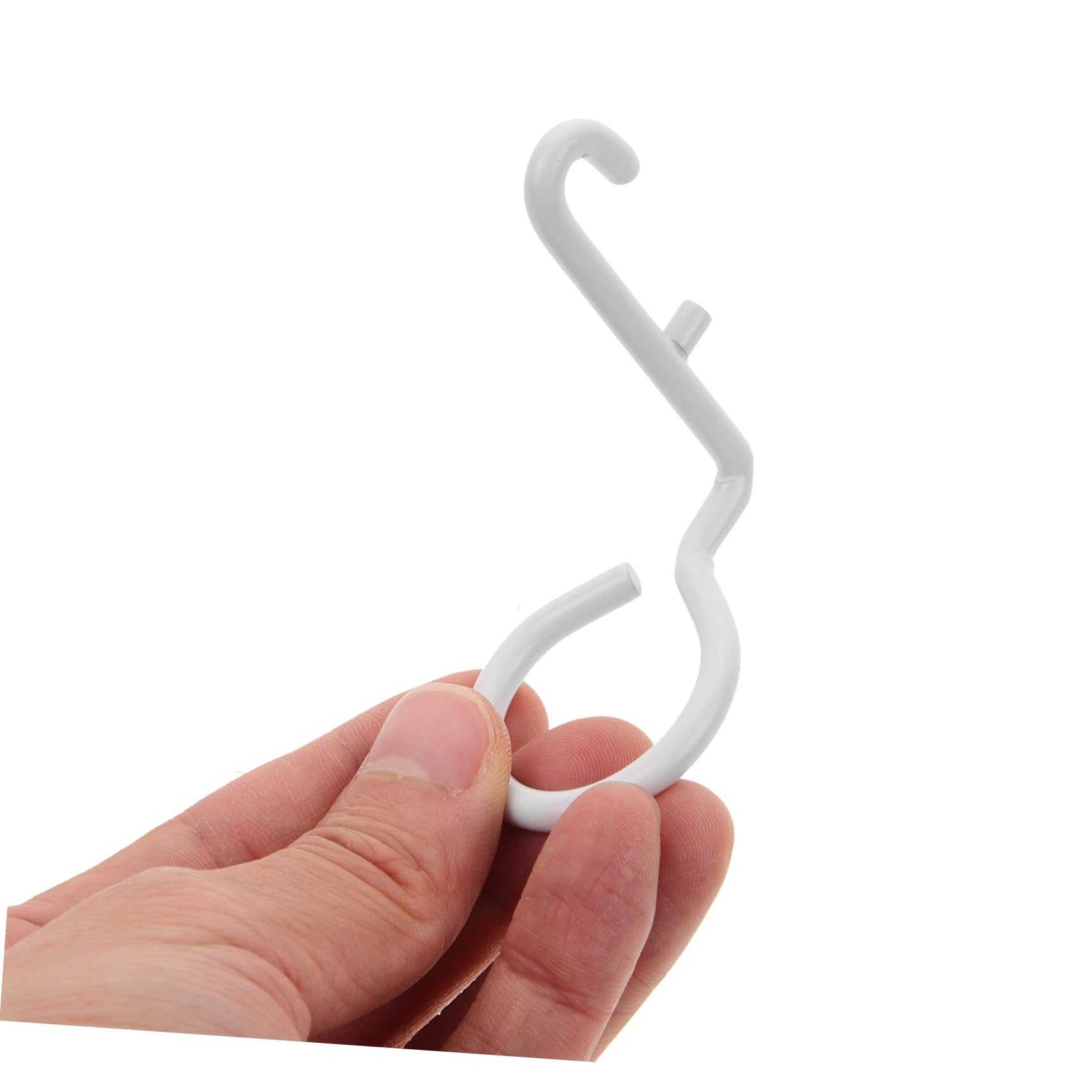 GARVALON Pegboard Hooks Large Hooks 2 Pack Iron Pegboard Hangers for Wall Storage Rack Key Hanger Home Organization