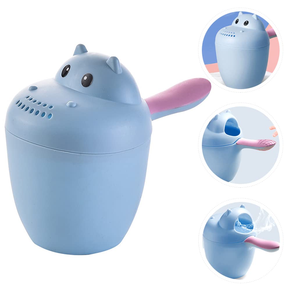 Surakey Baby Kinder Haarwaschbecher Badebecher,Baby Bad Spülbecher Cartoon Shampoo Spüler Krug Becher Dusche Badewanne Wasserfall Spielzeug - für Haarwäsche von Kindern - Haarwaschhilfe für Babys