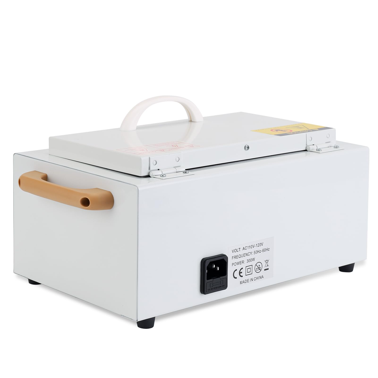 Winb Sterylizator wysokotemperaturowy mini autoklaw z timerem 110 V 300 W pojemność 1,5 l do narzędzi dentystycznych fryzjerskich narzędzi do manicure z uchwytem