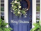 🎄Pegatinas extraíbles: las pegatinas de texto de Feliz Navidad son autoadhesivas, impermeables, fáciles de rasgar, no dejan rastro y son duraderas.