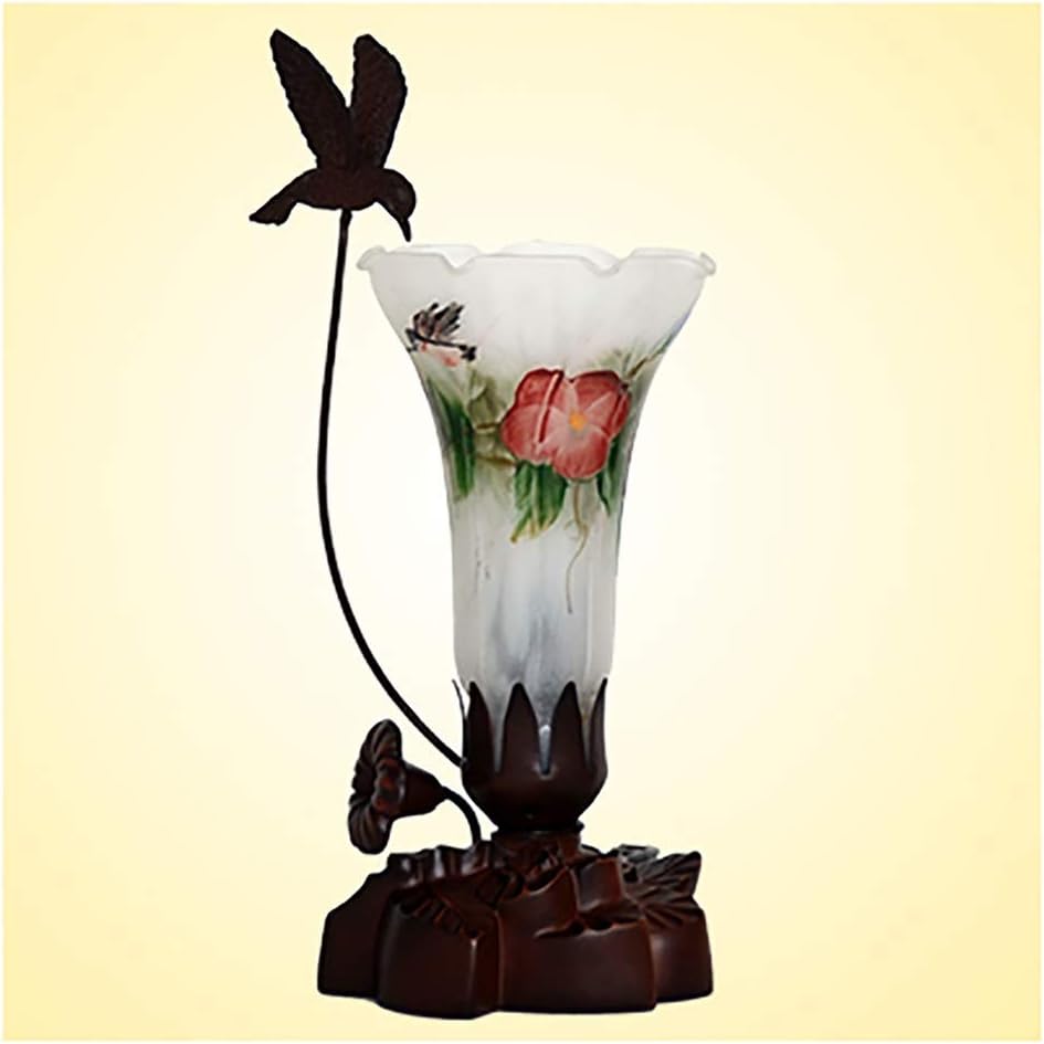 Table Lamps Tiffany Lamp European Style Garden Blown Glass Lamp Morning Glory Lily Small Table Lamp for Living Room, Bedroom, Coffee Shop (Color : C) Beautiful Home