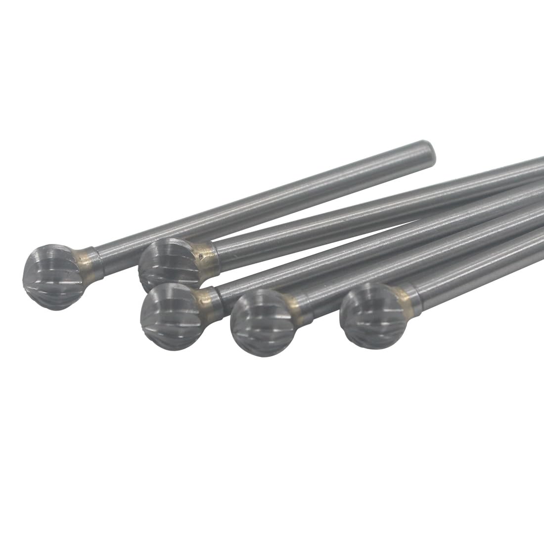 5 Pcs 1/8'' Shank Various Sizes Rotary Carbide Ball Burr (015-060) — Amazon image 7