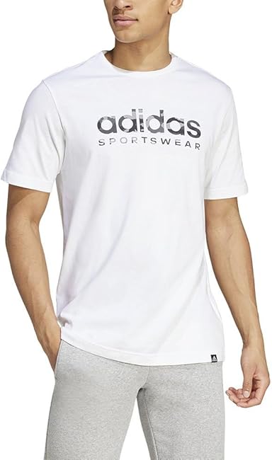 Camiseta Gráfica Adidas Hombre Camo