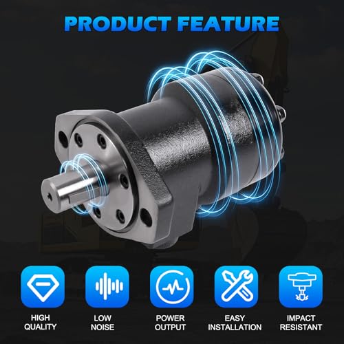 Image of 101-1027-009 | 101-1027 Hydraulic Motor | Direct Replacement for Eaton Char-Lynn H Series | Cast Iron High Torque | Displacement 100cc /r | Maximum Pressure 138BAR | 2 Bolt Flange Mount |