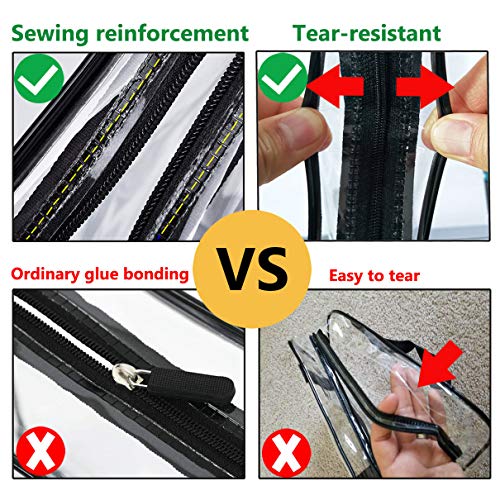 Toiletry Bags Makeup Bags & Cases Waterproof Plastic Bag Clear Pvc Travel Bag Brushes Organizer For Men And Women Travel Business Bathroom (Transparent) #TOP2