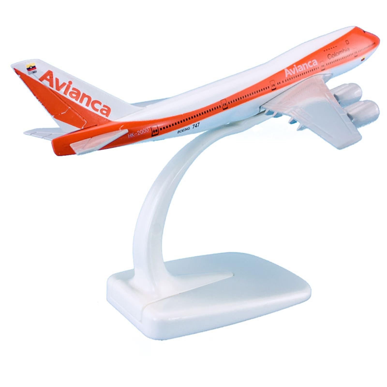 Must-Have per i Collezionisti Modellini di Aerei su Piccola Scala 1 440 Modellini di Aerei da 16 cm Boeing B747-200 per Avianca Colombia Modello di Aereo di Replica Kit di Costruzione di Modelli