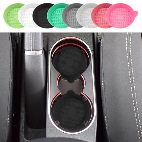Set de 4 posavasos para auto de silicona antideslizantes miniatura 4