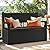 YITAHOME 70 Gallon Storage Bench Deck Box, Lockable Patio Bench, Waterproof Outdoor Pool Deck Storage for Patio Cushions, Garden Tools and Pool Supplies, Black