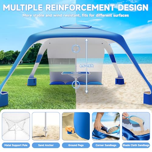 6.5'×6.5' Cool Cabana with Table