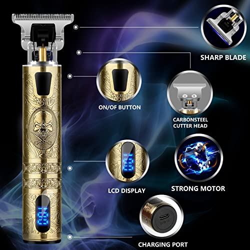 Hair Clippers Beard Trimmer for Men Electric Cordless Clippers with LCD Screen - Image 2