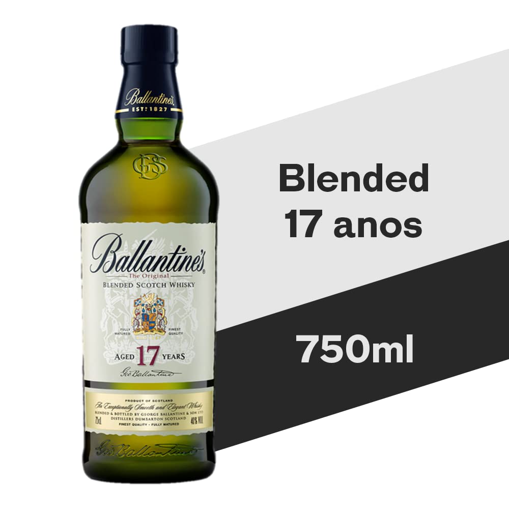 Ballantine's Whisky 17 Anos Blended Escocês - 750 Ml