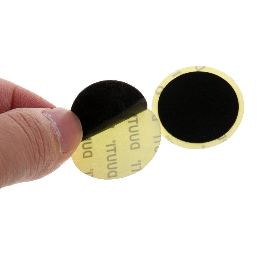 selbstklebende flicken rennrad ROSETOR 10 für Fahrräder, Innenreifen, klebstofffrei, schnelle Reparaturwerkzeuge, der Durchmesser des Flickens beträgt 2,4 cm (schwarz) Sport & Freizeit Color:Matt Titanium + Black Seite 7: Mountainbike 27,5 Wedding