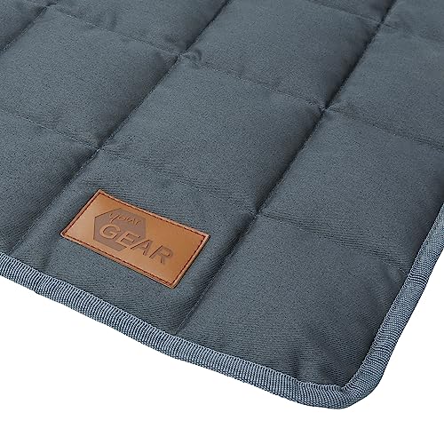 your GEAR Lana Hundematte XXL 120x80 cm – Hundedecke für große Hunde waschbar 60°C – Wasserdicht & Robust – Baumwolle Hundekissen – Auto Kofferraummatte – XXL Haustiermatte