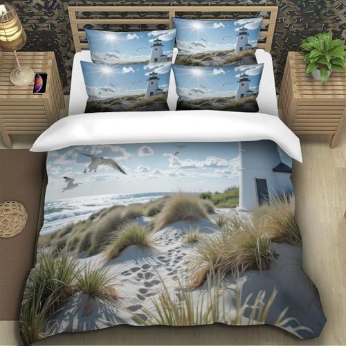 Housse de couette hypoallergénique microfibre pour sommeil sensible