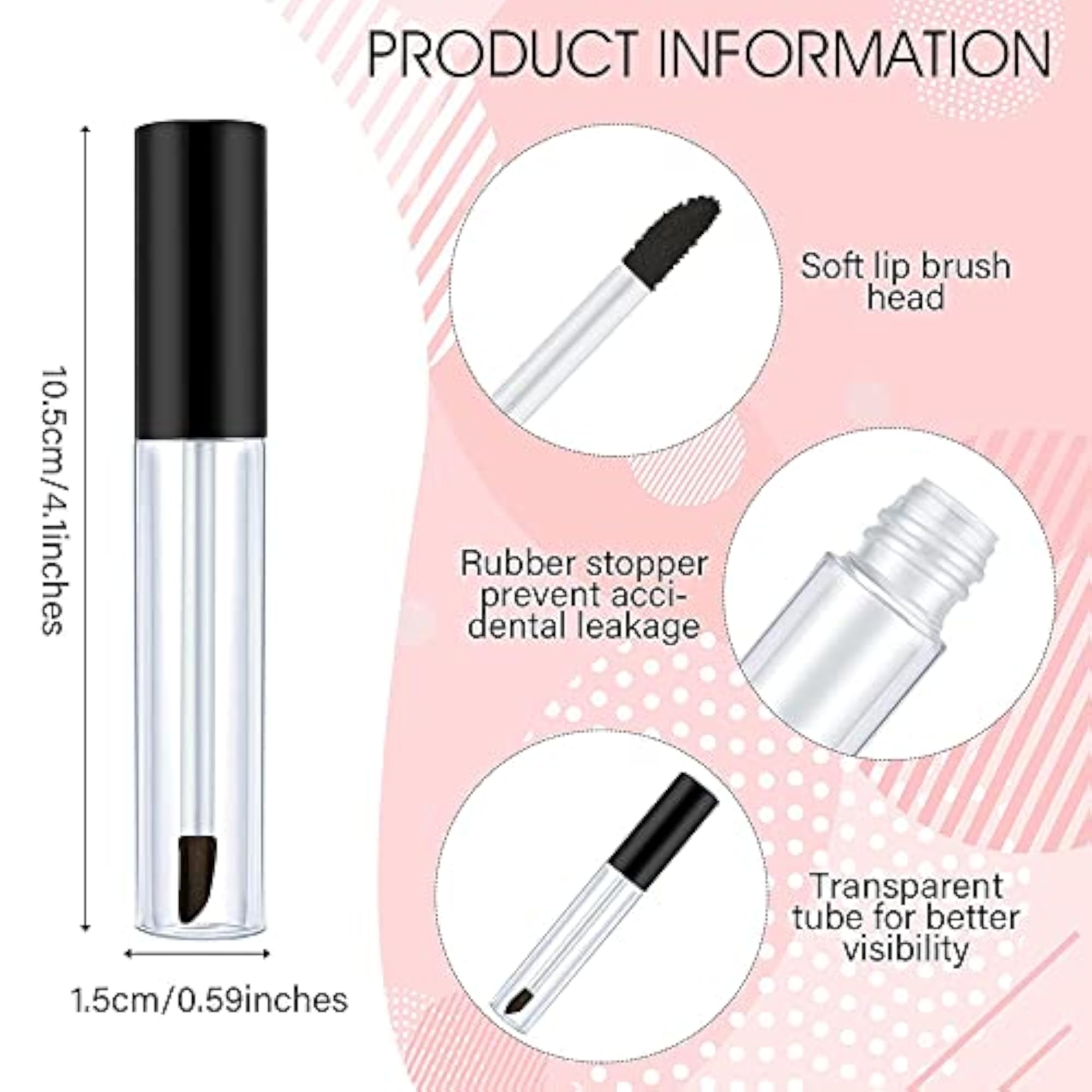 10ml Empty Mascara Tube with Brush