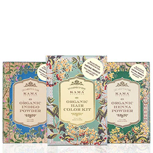 Kama Ayurveda Natural Organic Hair Coloring Kit, 200g (Pack of 2)
