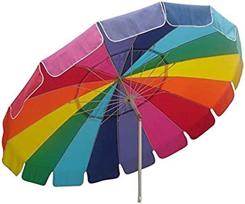Beach Umbrella Rainbow Includes Carry Bag