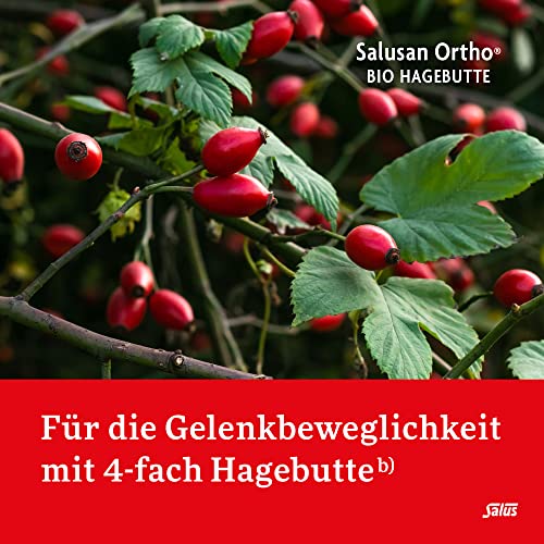 Foto von Salus - Salusan Ortho Bio-Hagebutten-Tonikum - 500 ml – mit Vitamin C, D3 und Mangan - für Knochen, Knorpel, Muskeln und Bindegewebe - ohne Konservierungsstoffe - bio