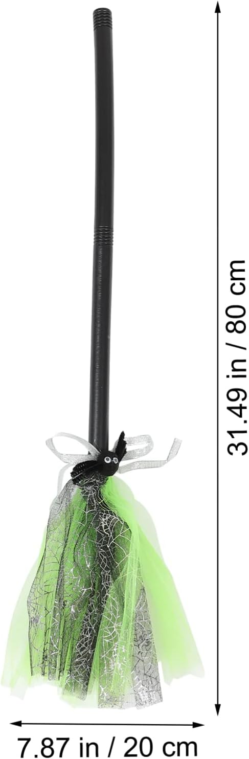 Witch Broom Halloween Witch Broom Cosplay Props for Halloween Party Decor Cosplay Party