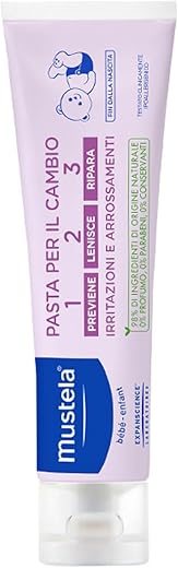 Mustela Change Paste, Diaper Cream with Organic Avocado Perseose, Daily Use Babies and Children - Prevents, Soothes and Relieves Redness, 98% Ingredients of Natural Origin (150 ml)