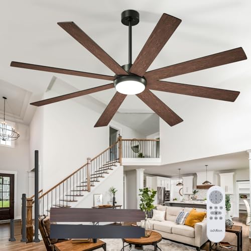 addlon 72 Inch Large Ceiling Fans with Lights, Black Ceiling Fan with Remote Control, Reversible, 5CCT, Dimmable, DC Motor, Modern Ceiling Fan for Living Room, Kitchen, Patio Indoor/Outdoor Use, - Image 9
